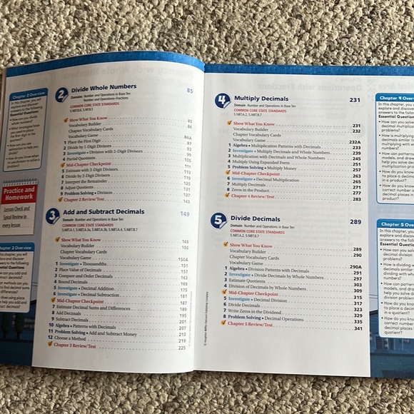 Go Math! 5th Grade, Volume 1 - Picture 4 of 10